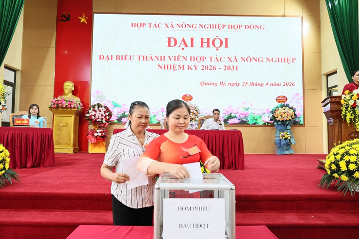 Đại hội Hợp tác xã nông nghiệp Hợp Đồng thành công tốt đẹp- Ảnh 7.