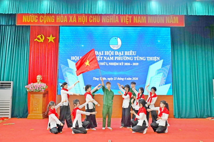 Đại hội Đại biểu Hội Liên hiệp thanh niên Việt Nam phường Tùng Thiện lần thứ I, nhiệm kỳ 2026–2029- Ảnh 16.