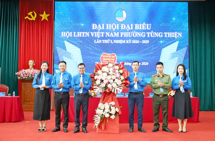 Đại hội Đại biểu Hội Liên hiệp thanh niên Việt Nam phường Tùng Thiện lần thứ I, nhiệm kỳ 2026–2029- Ảnh 12.