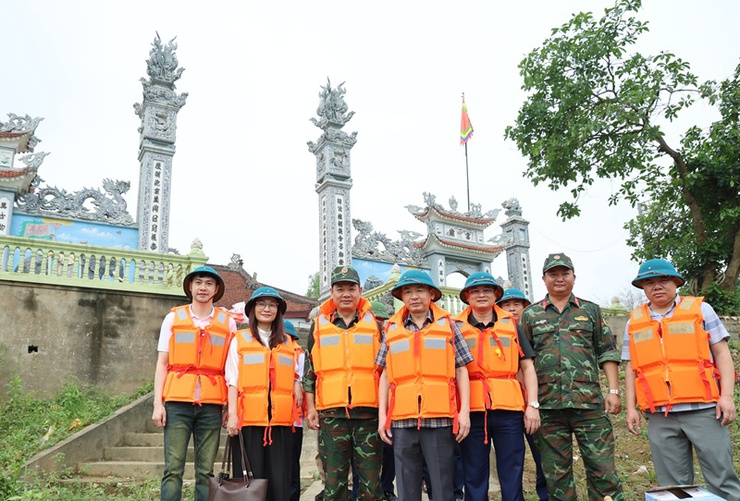Xuân Mai khảo sát thực địa, định hướng phát triển tuyến du lịch tâm linh Đình Bùi Xá – Đền Né- Ảnh 3.