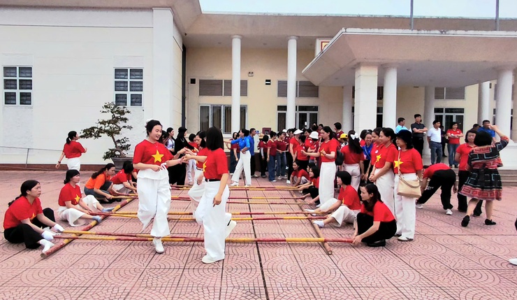 Xã Đoài Phương sôi nổi lễ phát động hưởng ứng Tháng công nhân, Tháng hành động về An toàn vệ sinh lao động và Hội thao CNVCLĐ năm 2026- Ảnh 13.