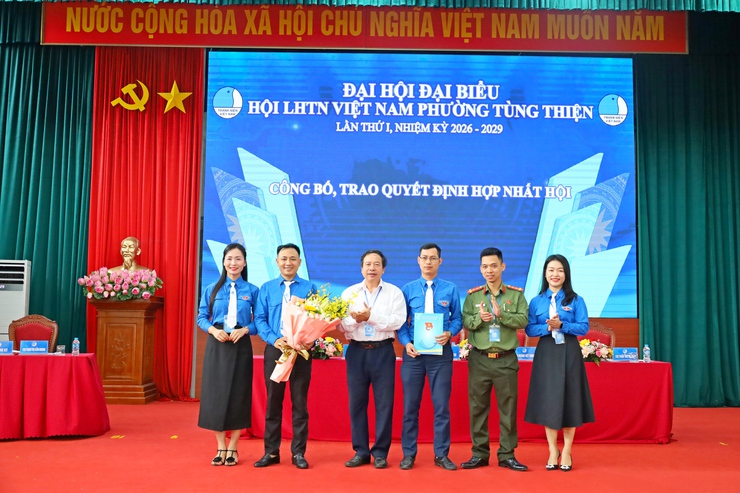 Đại hội Đại biểu Hội Liên hiệp thanh niên Việt Nam phường Tùng Thiện lần thứ I, nhiệm kỳ 2026–2029- Ảnh 2.