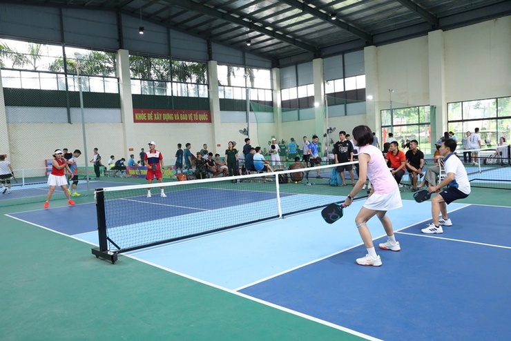 Sôi nổi giải Pickleball xã Xuân Mai năm 2026 chào mừng các ngày lễ lớn- Ảnh 6.