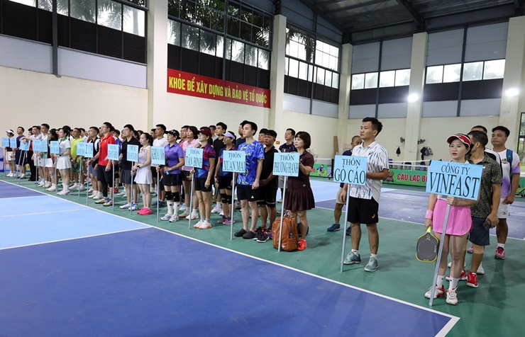 Sôi nổi giải Pickleball xã Xuân Mai năm 2026 chào mừng các ngày lễ lớn- Ảnh 1.