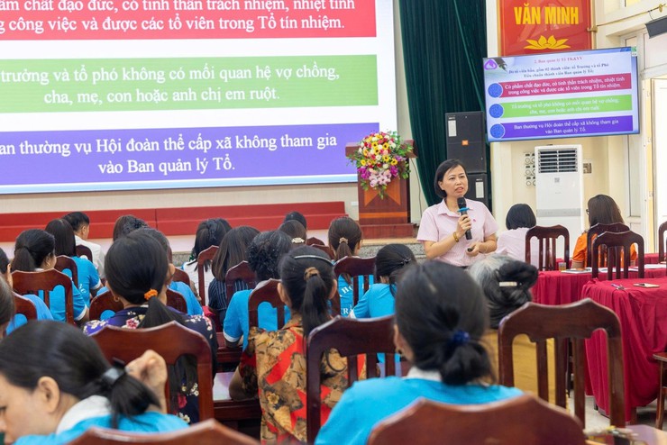 Hội LHPN xã Ứng Thiên tổ chức hội nghị tuyên truyền tín dụng chính sách và pháp luật về bình đẳng giới, phòng chống bạo lực gia đình năm 2026- Ảnh 3.