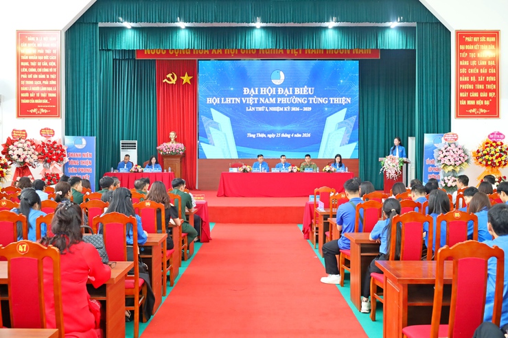 Đại hội Đại biểu Hội Liên hiệp thanh niên Việt Nam phường Tùng Thiện lần thứ I, nhiệm kỳ 2026–2029- Ảnh 6.