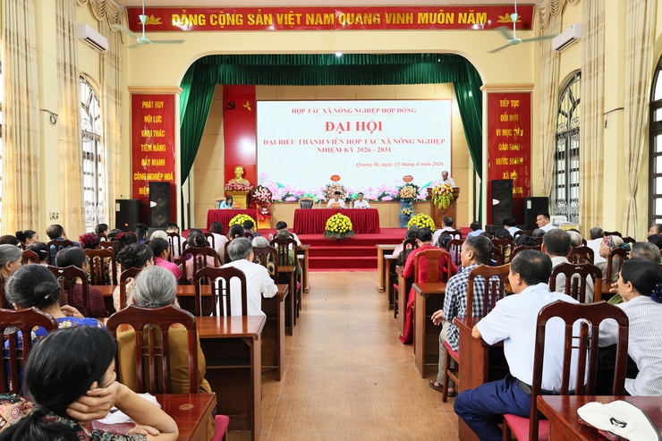 Đại hội Hợp tác xã nông nghiệp Hợp Đồng thành công tốt đẹp- Ảnh 2.