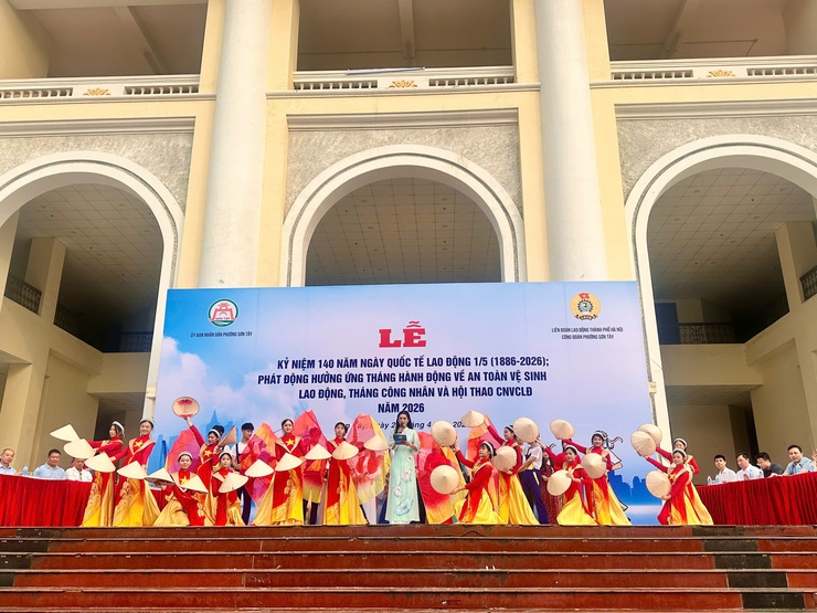 SƠN TÂY PHÁT ĐỘNG THÁNG CÔNG NHÂN VÀ THÁNG HÀNH ĐỘNG VỀ AN TOÀN VỆ SINH LAO ĐỘNG NĂM 2026- Ảnh 1.