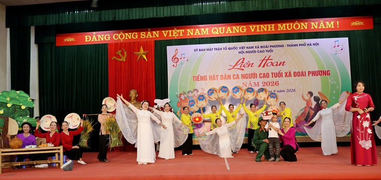 Đoài Phương rộn ràng Liên hoan tiếng hát dân ca người cao tuổi năm 2026- Ảnh 15.