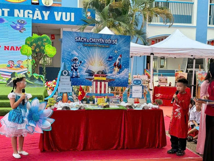 Nhiều hoạt động thú vị tai Ngày Sách và Văn hóa đọc năm 2026 Trường Tiểu học Đông Ngạc A- Ảnh 13.
