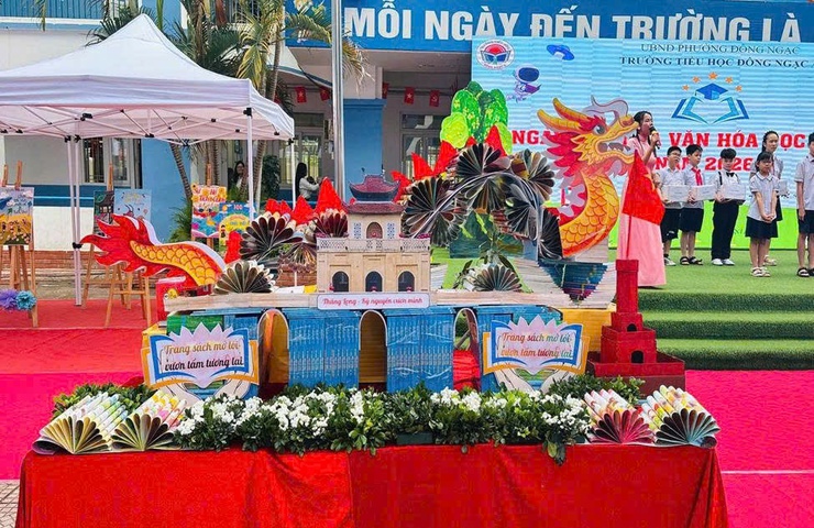 Nhiều hoạt động thú vị tai Ngày Sách và Văn hóa đọc năm 2026 Trường Tiểu học Đông Ngạc A- Ảnh 14.