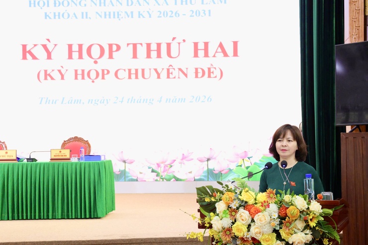 HĐND xã Thư Lâm khóa II, nhiệm kỳ 2026-2031 tổ chức Kỳ họp thứ Hai (Kỳ họp chuyên đề)
- Ảnh 16.