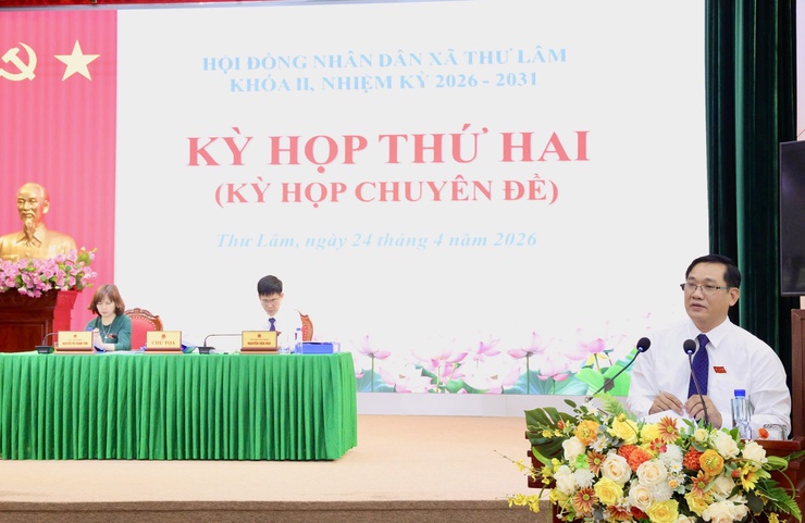 HĐND xã Thư Lâm khóa II, nhiệm kỳ 2026-2031 tổ chức Kỳ họp thứ Hai (Kỳ họp chuyên đề)
- Ảnh 15.