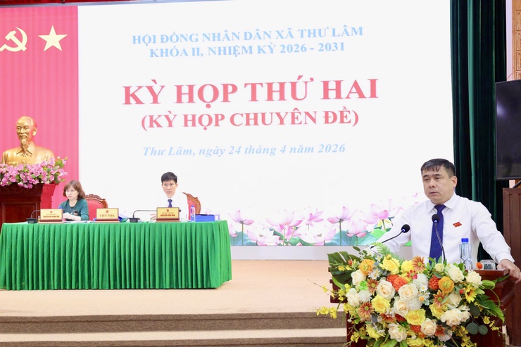 HĐND xã Thư Lâm khóa II, nhiệm kỳ 2026-2031 tổ chức Kỳ họp thứ Hai (Kỳ họp chuyên đề)
- Ảnh 8.
