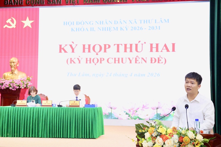 HĐND xã Thư Lâm khóa II, nhiệm kỳ 2026-2031 tổ chức Kỳ họp thứ Hai (Kỳ họp chuyên đề)
- Ảnh 6.