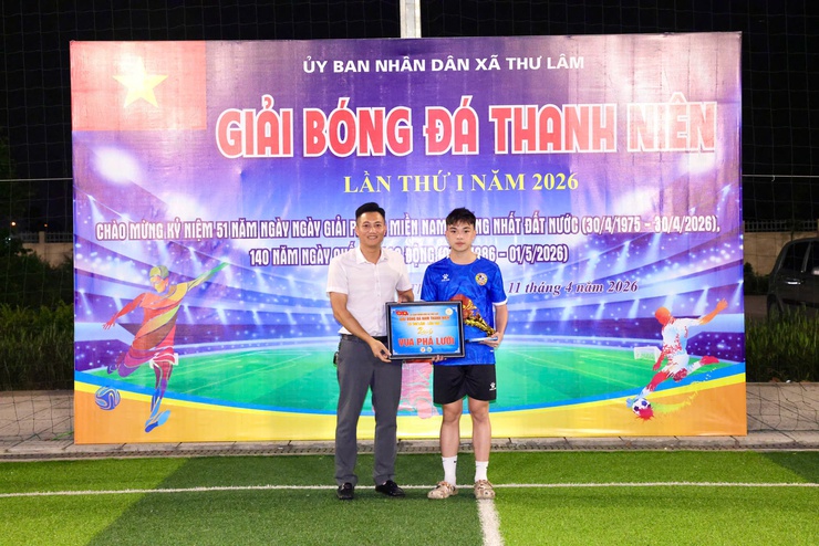 UBND XÃ THƯ LÂM TỔ CHỨC TRẬN CHUNG KẾT VÀ BẾ MẠC GIẢI BÓNG ĐÁ THANH NIÊN XÃ THƯ LÂM LẦN THỨ I NĂM 2026- Ảnh 26.