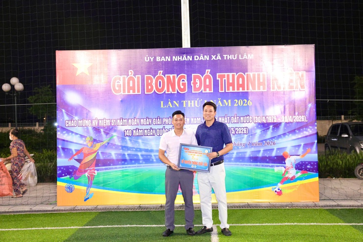 UBND XÃ THƯ LÂM TỔ CHỨC TRẬN CHUNG KẾT VÀ BẾ MẠC GIẢI BÓNG ĐÁ THANH NIÊN XÃ THƯ LÂM LẦN THỨ I NĂM 2026- Ảnh 23.