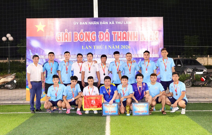UBND XÃ THƯ LÂM TỔ CHỨC TRẬN CHUNG KẾT VÀ BẾ MẠC GIẢI BÓNG ĐÁ THANH NIÊN XÃ THƯ LÂM LẦN THỨ I NĂM 2026- Ảnh 24.