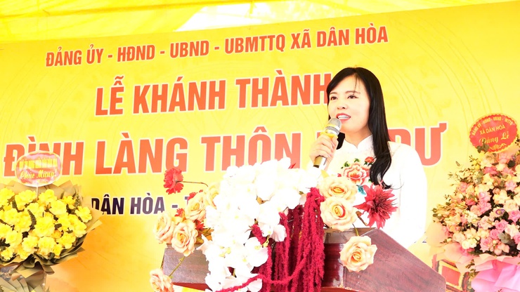 TRANG TRỌNG LỄ KHÁNH THÀNH ĐÌNH LÀNG BA DƯ: KẾT TINH Ý ĐẢNG – LÒNG DÂN, VỮNG BỀN TÍN NGƯỠNG QUÊ HƯƠNG
- Ảnh 7.