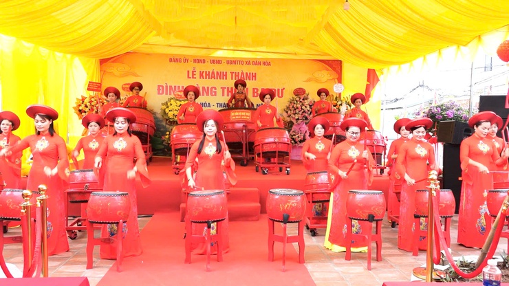 TRANG TRỌNG LỄ KHÁNH THÀNH ĐÌNH LÀNG BA DƯ: KẾT TINH Ý ĐẢNG – LÒNG DÂN, VỮNG BỀN TÍN NGƯỠNG QUÊ HƯƠNG
- Ảnh 3.