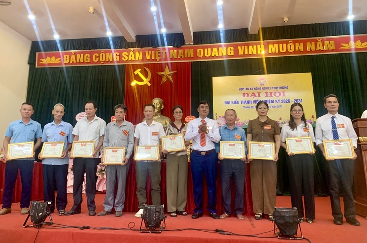 HTX Nông nghiệp Thụy Hương tổ chức Đại hội thành viên nhiệm kỳ 2026–2031- Ảnh 4.