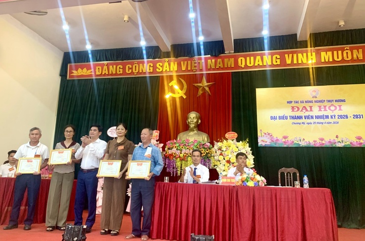 HTX Nông nghiệp Thụy Hương tổ chức Đại hội thành viên nhiệm kỳ 2026–2031- Ảnh 5.