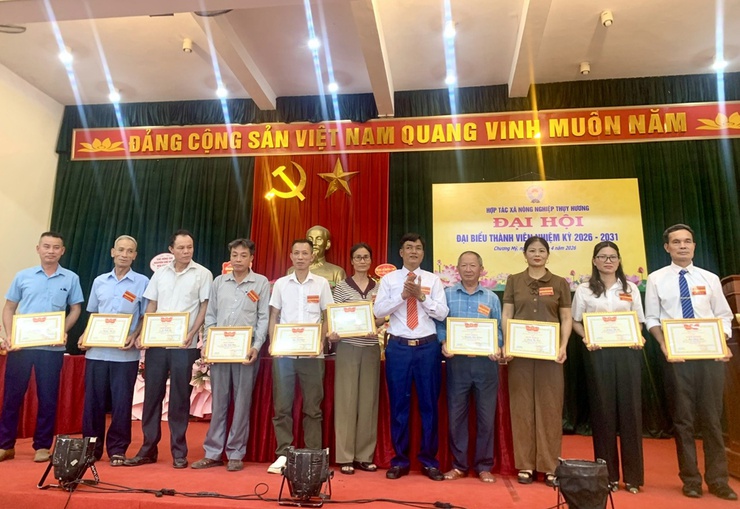 HTX Nông nghiệp Thụy Hương tổ chức Đại hội thành viên nhiệm kỳ 2026–2031- Ảnh 6.