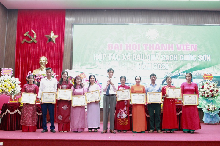 Đại hội thành viên Hợp tác xã rau quả sạch Chúc Sơn năm 2026- Ảnh 18.