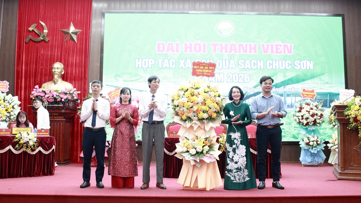 Đại hội thành viên Hợp tác xã rau quả sạch Chúc Sơn năm 2026- Ảnh 6.