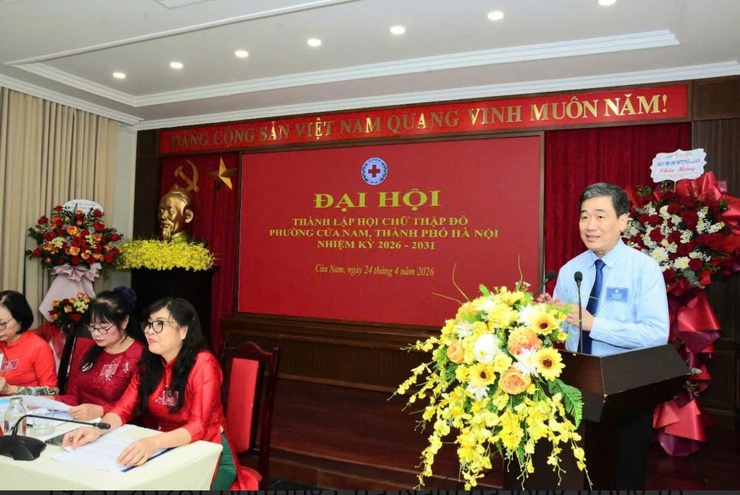 ĐẠI HỘI THÀNH LẬP HỘI CHỮ THẬP ĐỎ PHƯỜNG CỬA NAM LẦN THỨ NHẤT, NHIỆM KỲ 2026–2031- Ảnh 4.
