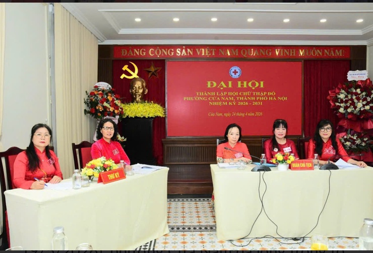 ĐẠI HỘI THÀNH LẬP HỘI CHỮ THẬP ĐỎ PHƯỜNG CỬA NAM LẦN THỨ NHẤT, NHIỆM KỲ 2026–2031- Ảnh 2.