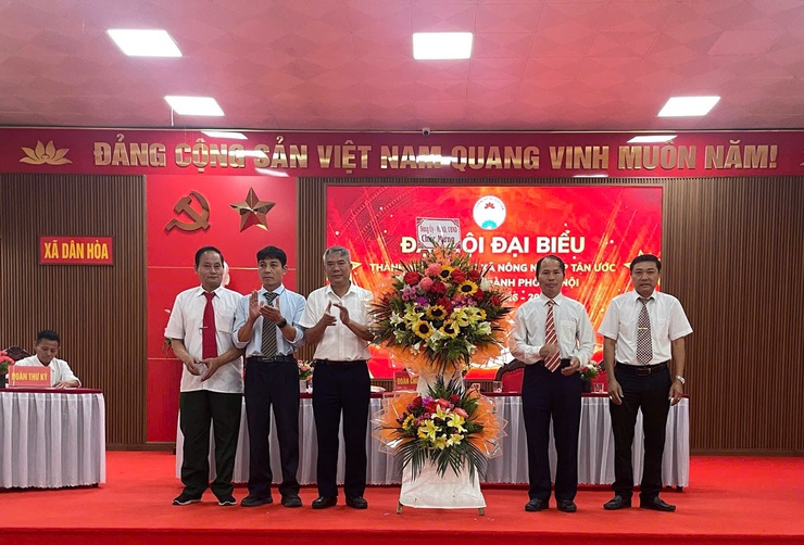 Hợp tác xã Nông nghiệp Tân Ước tổ chức thành công Đại hội thành viên nhiệm kỳ mới- Ảnh 1.