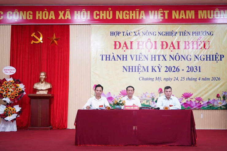 HTX Nông nghiệp Tiên Phương tổ chức thành công Đại hội đại biểu thành viên nhiệm kỳ 2026–2031- Ảnh 4.