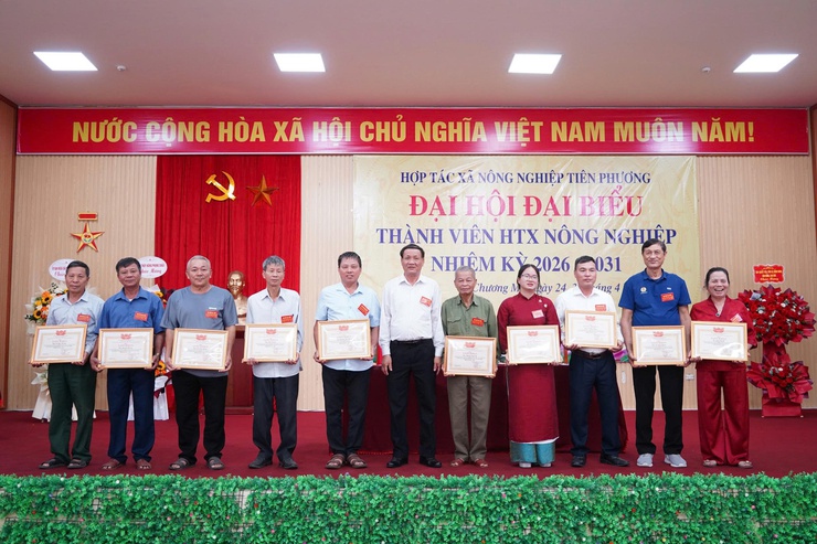 HTX Nông nghiệp Tiên Phương tổ chức thành công Đại hội đại biểu thành viên nhiệm kỳ 2026–2031- Ảnh 11.