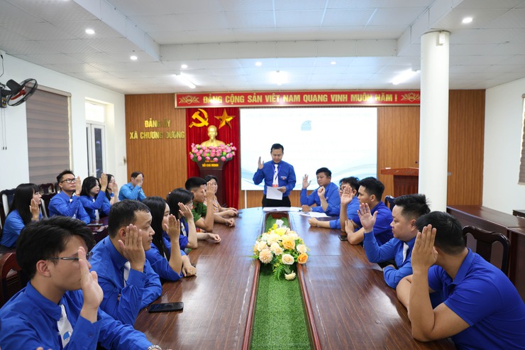 Đại hội Hội LHTN xã Chương Dương lần thứ I thành công tốt đẹp- Ảnh 4.