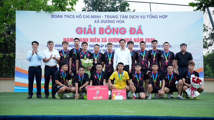 Bế mạc Giải bóng đá Nam thanh niên xã Dương Hòa năm 2026- Ảnh 18.