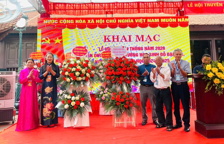 Tưng bừng khai mạc Lễ hội truyền thống làng Võng Ngoại- Ảnh 4.