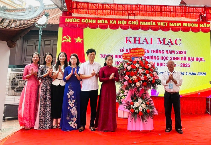 Tưng bừng khai mạc Lễ hội truyền thống làng Võng Ngoại- Ảnh 3.