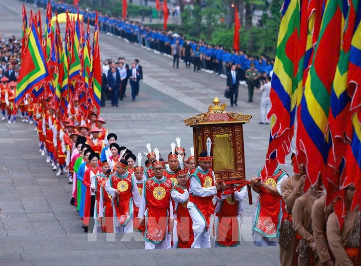 Nét đẹp ngày Giỗ Tổ Hùng Vương- Ảnh 2.