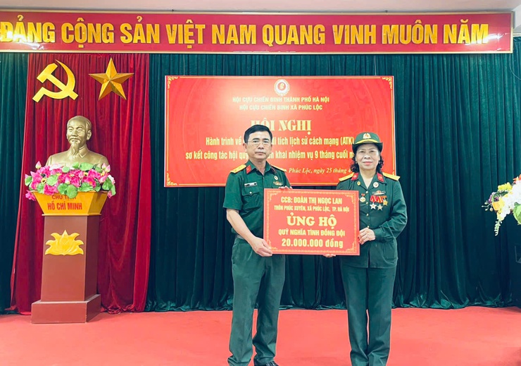 Hội Cựu chiến binh xã Phúc Lộc tổ chức hành trình về nguồn tại Khu di tích ATK Định Hóa, tỉnh Thái Nguyên- Ảnh 15.