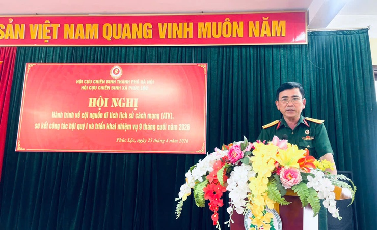 Hội Cựu chiến binh xã Phúc Lộc tổ chức hành trình về nguồn tại Khu di tích ATK Định Hóa, tỉnh Thái Nguyên- Ảnh 13.