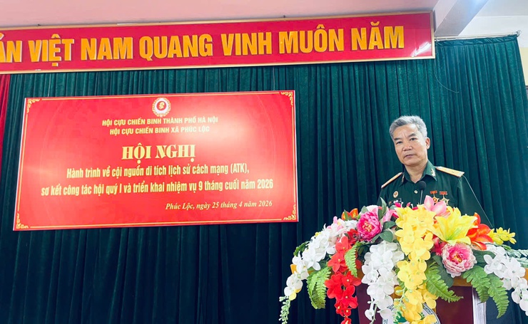 Hội Cựu chiến binh xã Phúc Lộc tổ chức hành trình về nguồn tại Khu di tích ATK Định Hóa, tỉnh Thái Nguyên- Ảnh 14.