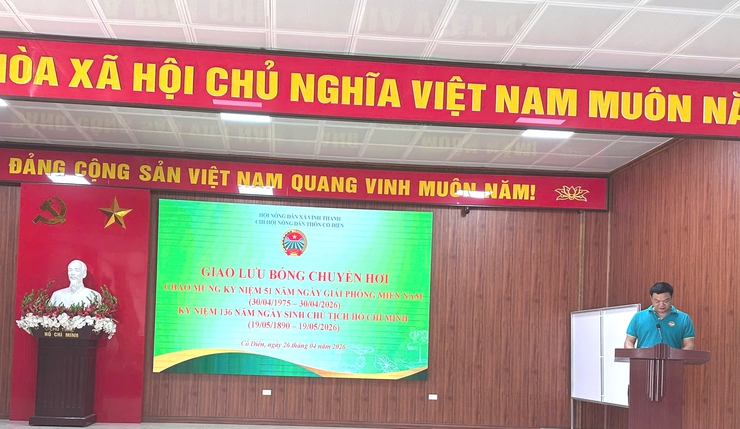 SÔI NỔI GIAO LƯU BÓNG CHUYỀN HƠI CHÀO MỪNG CÁC NGÀY LỄ LỚN- Ảnh 2.