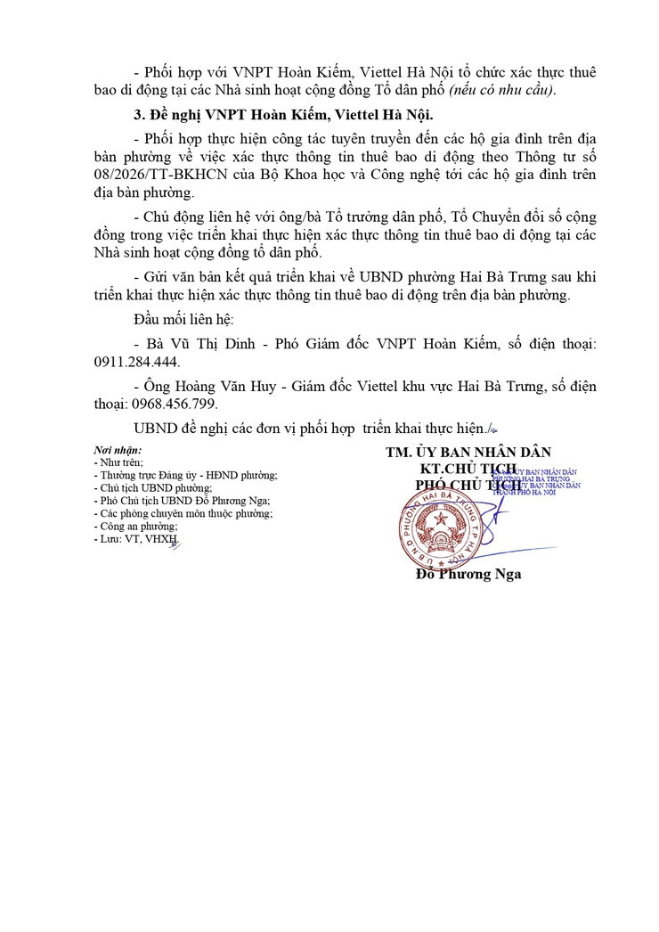 Triển khai xác thực thông tin thuê bao di động chính chủ trên địa bàn phường- Ảnh 2.