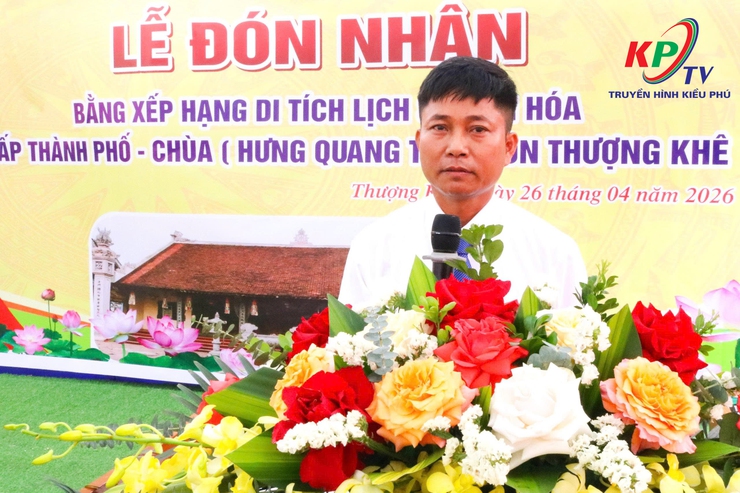 Thôn Thượng Khê tổ chức Lễ đón Bằng công nhận Di tích lịch sử cấp thành phố chùa Hưng Quang - Ảnh 3.