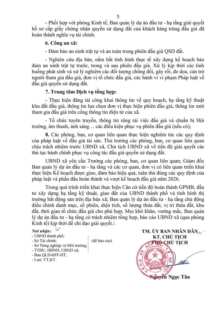 Kế hoạch Đấu giá Quyền sử dụng đất ở trên địa bàn xã Nội Bài năm 2026- Ảnh 5.