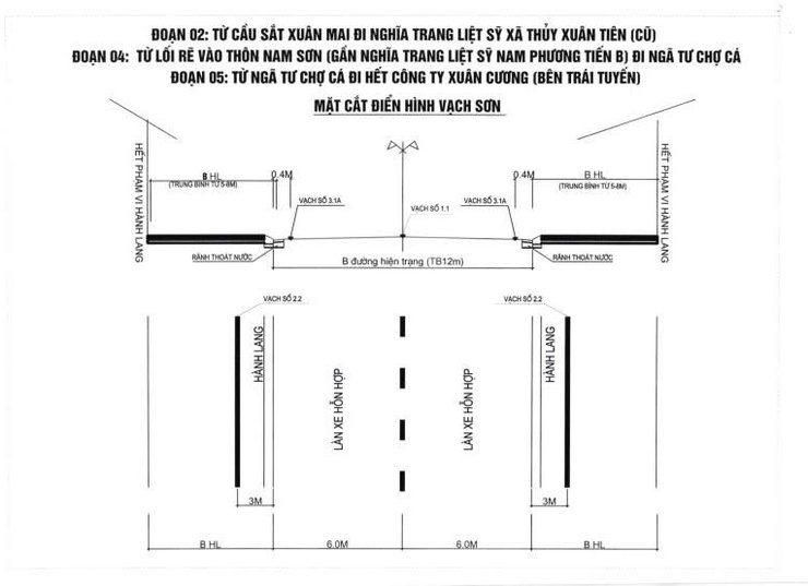 Xuân Mai triển khai đồng bộ kế hoạch kẻ vạch sơn vỉa hè, xử lý điểm nghẽn giao thông và lập lại trật tự đô thị- Ảnh 2.