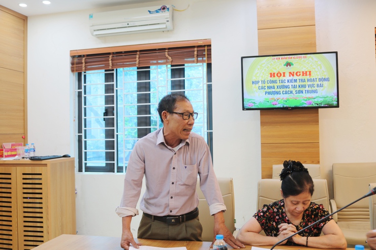 Quốc Oai: triển khai kế hoạch kiểm tra toàn diện hoạt động các nhà xưởng tại Bãi Phượng Cách, Sơn Trung- Ảnh 11.