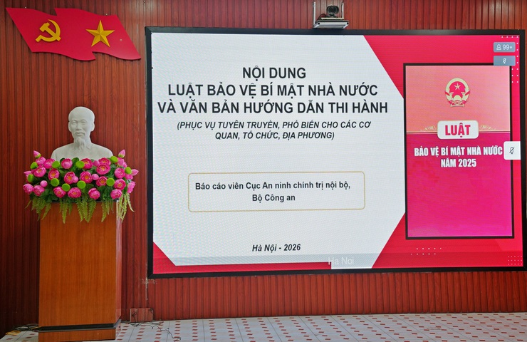 SƠN TÂY THAM DỰ TRỰC TUYẾN HỘI NGHỊ TẬP HUẤN VỀ BẢO VỆ BÍ MẬT NHÀ NƯỚC VÀ AN TOÀN THÔNG TIN- Ảnh 3.