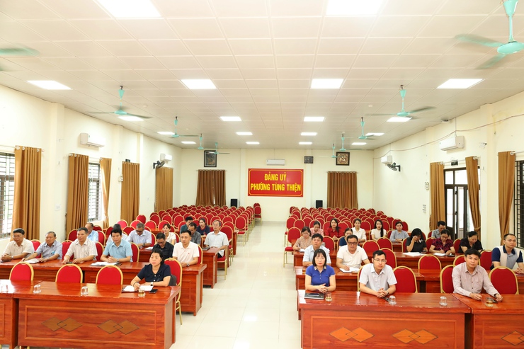 Phường Tùng Thiện tham dự trực tuyến hội nghị tổng kết xây dựng đời sống văn hóa cơ sở năm 2026- Ảnh 1.